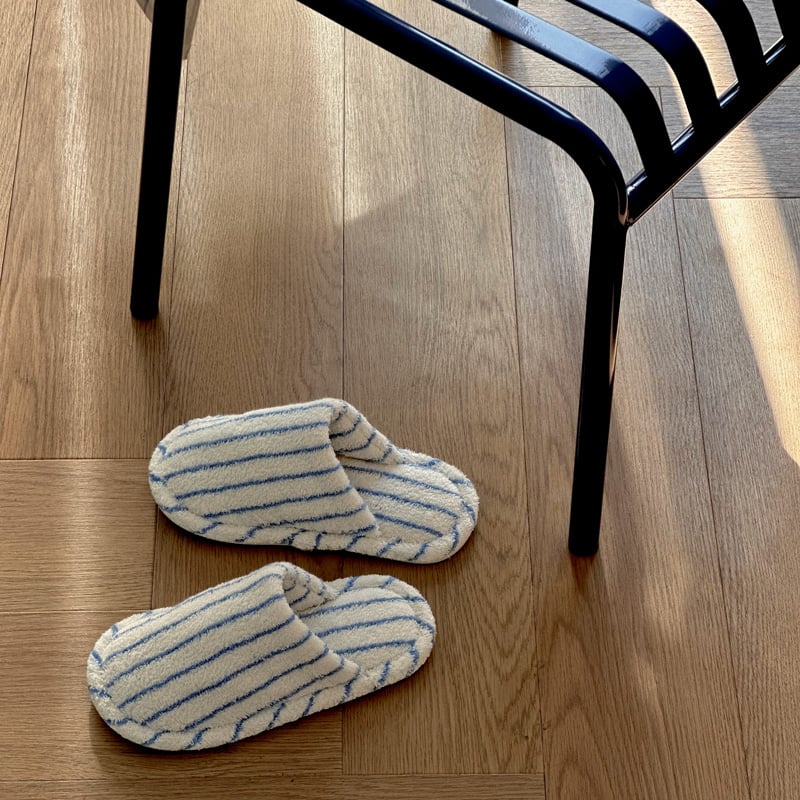 slipper-03002 カラーストライプ ルームシューズ スリッパ | ART OF BLACK