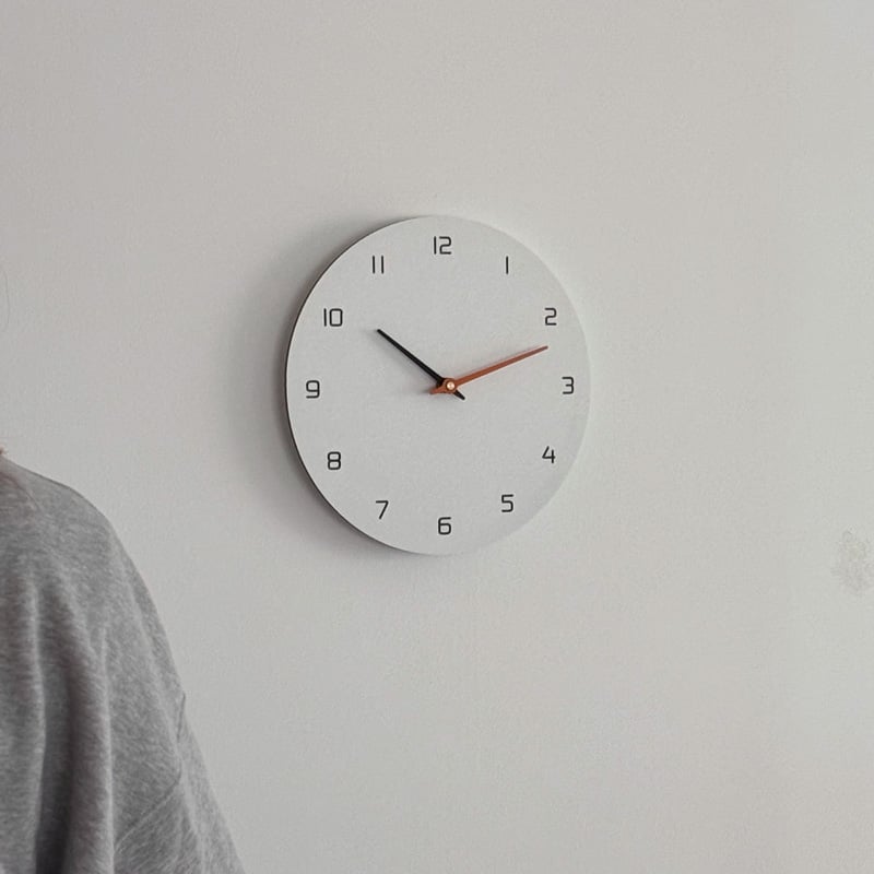 clock-03092 accent clock hands ウォールクロック 掛け時計 静音
