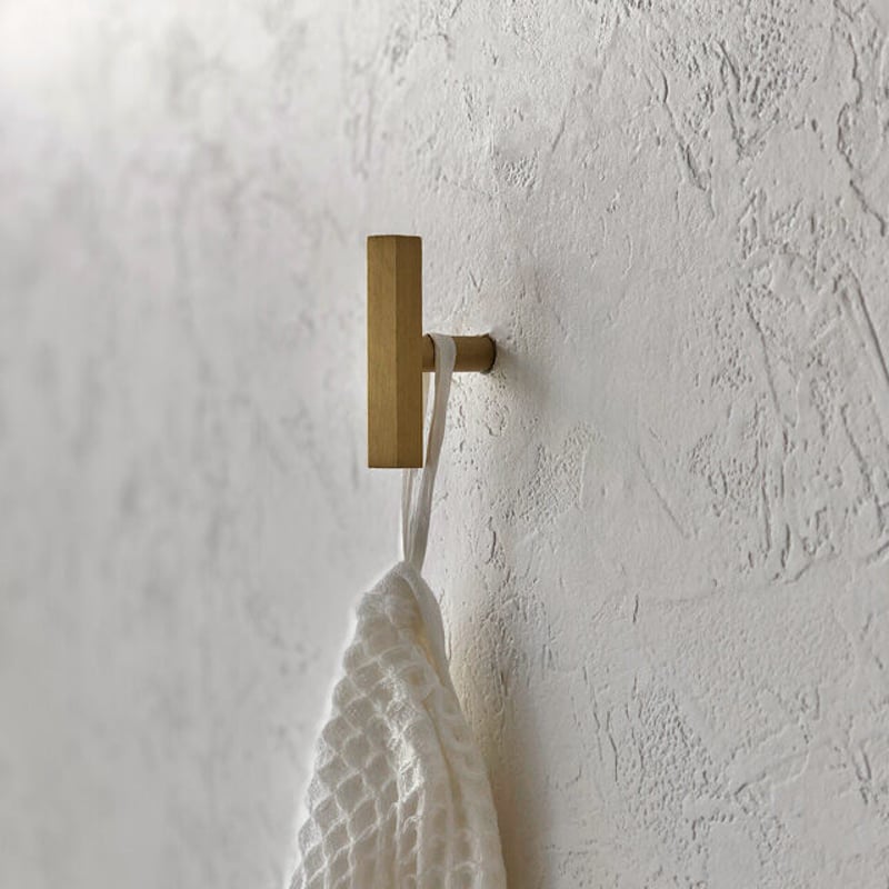 wall-03032 真鍮 ブラス ウォールフック D 縦横兼用1.4cm×1.5cm