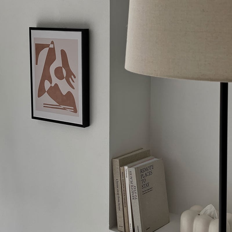 poster-03067 uneven アートポスター フレーム付き 40×30cm | AR