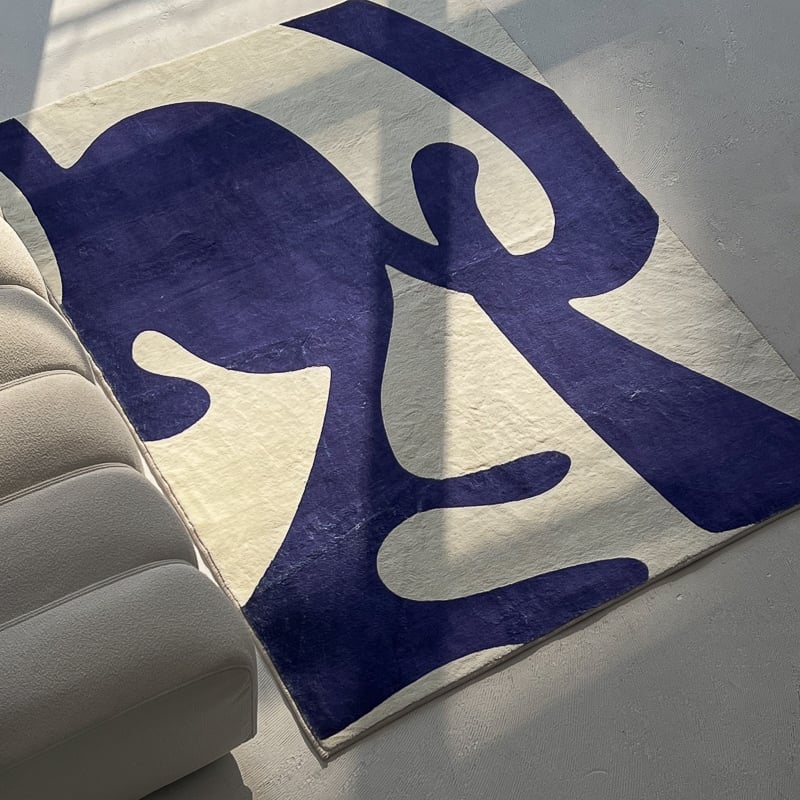 rug-03059 ラインアート ラグ 120cm×160cm | ART OF BLACK