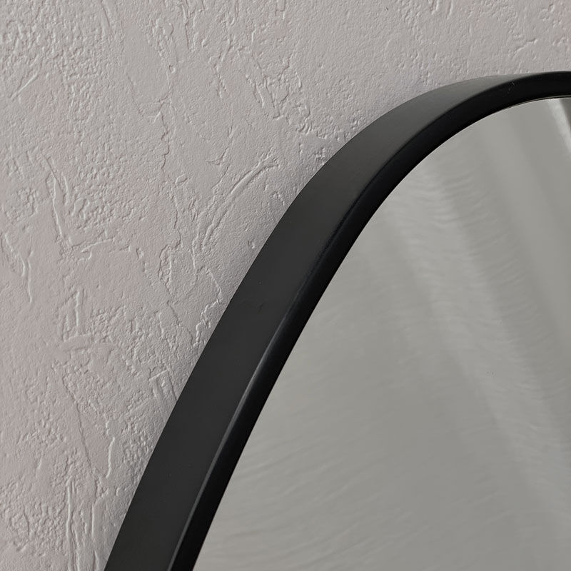 グリッドデザイン 壁掛け鏡 黒・白 mirror-03119 ニュアンス ブラックフレーム 壁掛けミラー | ART