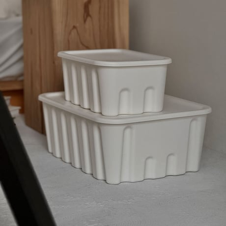 box-03049　PP製 フタ付き ストレージボックス