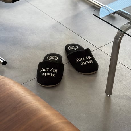 slipper-03012　Made My Day ワッフル ルームシューズ スリッパ