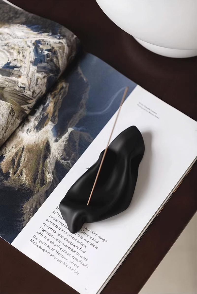 革新的なインセンスホルダー「REVOLVE」OFF機能　ブラック 楽天市場】wave インセンスホルダー お香立て【ART OF BLACK】 : ART