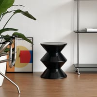 予約販売10月下旬～11月上旬頃発送予定　table-03099　 ジグザグ レトロスツール サイドテーブル