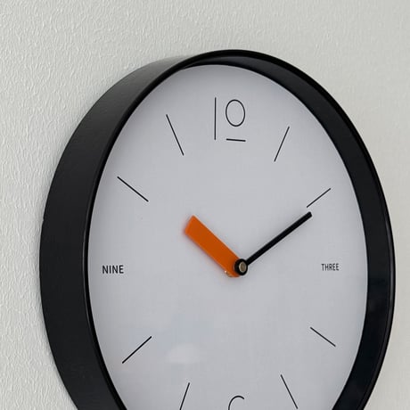 clock-03088　accent clock hands ラウンド ウォールクロック 掛け時計 静音