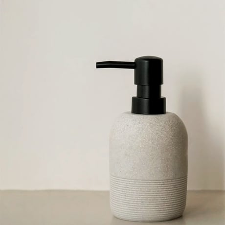 soapbottle-03045　ストーン ソープディスペンサー 詰め替えボトル 250ml