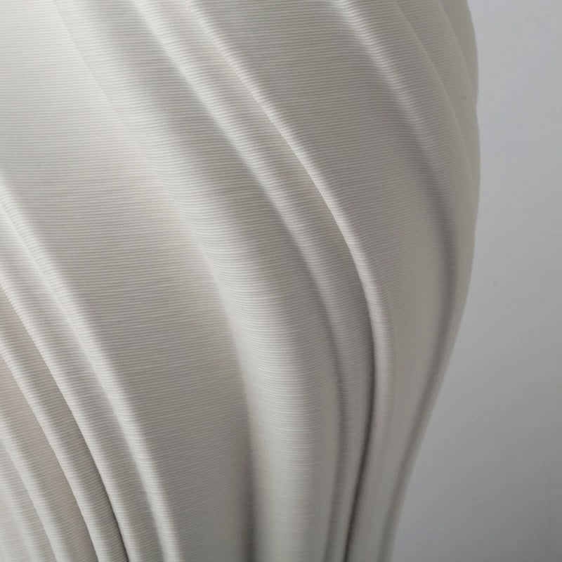 flowervase-03311 Graceful Twist 3Dプリンター セラミック フ