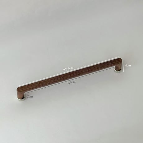 magnet-03007　天然木 ウッドタオルバー ネオジム磁石 マグネット W27cm