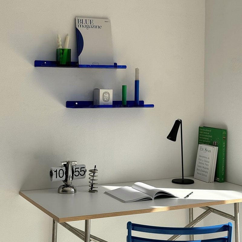 shelf-03035 アクリル カラーウォールシェルフ 50cm | ART OF BLACK