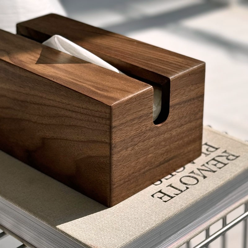 tissuebox-03078 ウォールナット ティッシュケース | ART OF BLACK