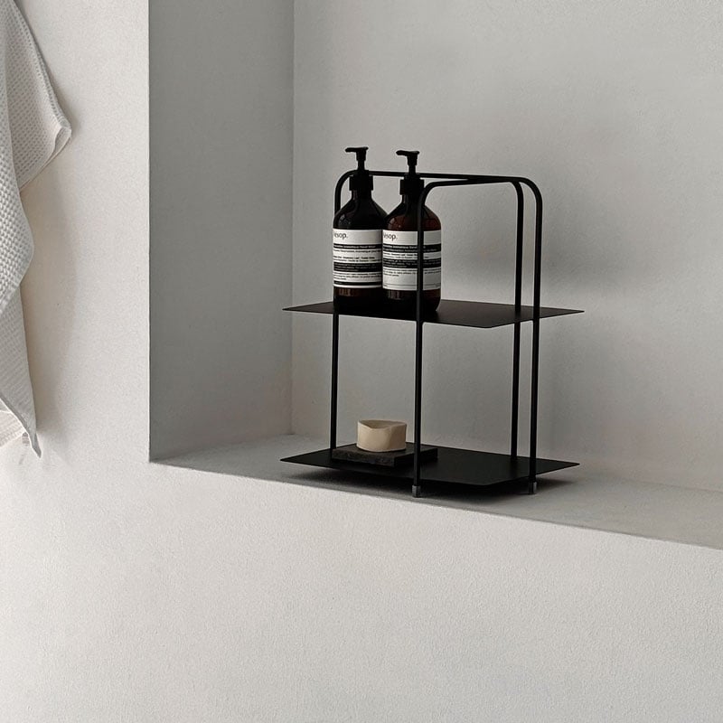 wallrack-03050 天然木 カップシェルフ 50×50cm ART OF BLACK アート