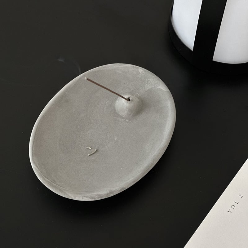 incenseholder-03084 コンクリート インセンスホルダー お香立て incenseholder-03084 コンクリート インセンスホルダー お香立て