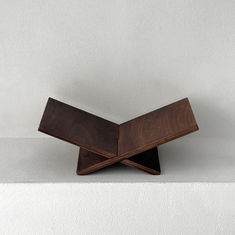 magazinerack-03042 ラーチ合板 クロス ブックスタンド | ART OF B