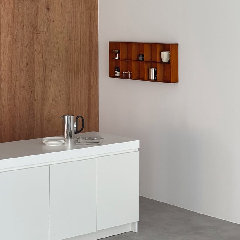 wallrack-03052 天然木 ウォールシェルフ 82×33cm | ART OF BLACK