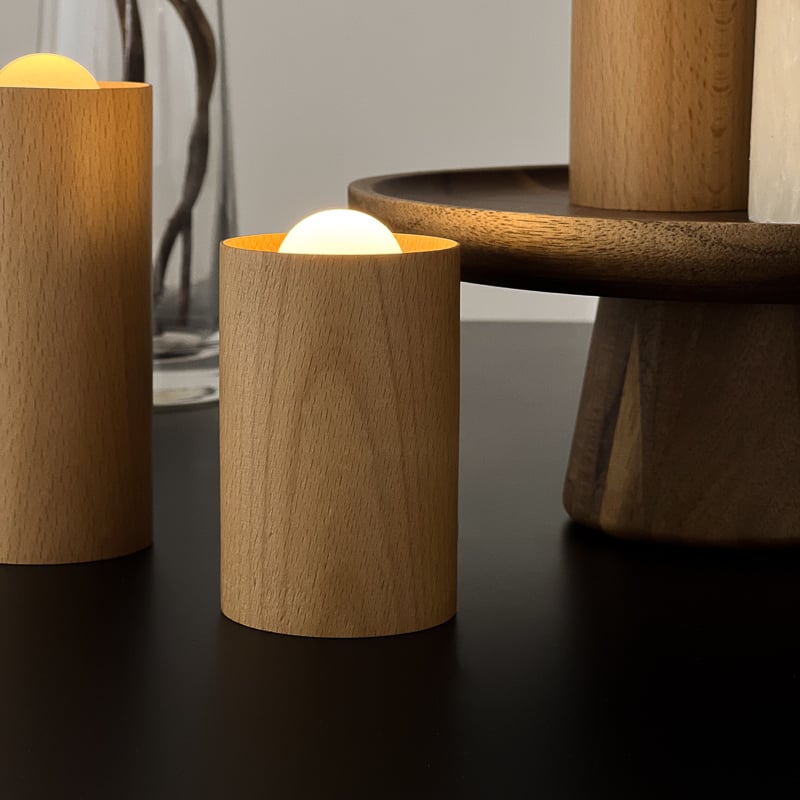 light-03297 LED 天然木 スマートキャンドルライト | ART OF BLACK