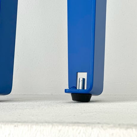 table-03129　Blue 4本set クランプ アイアンレッグ テーブル脚 鉄脚 高さ76cm