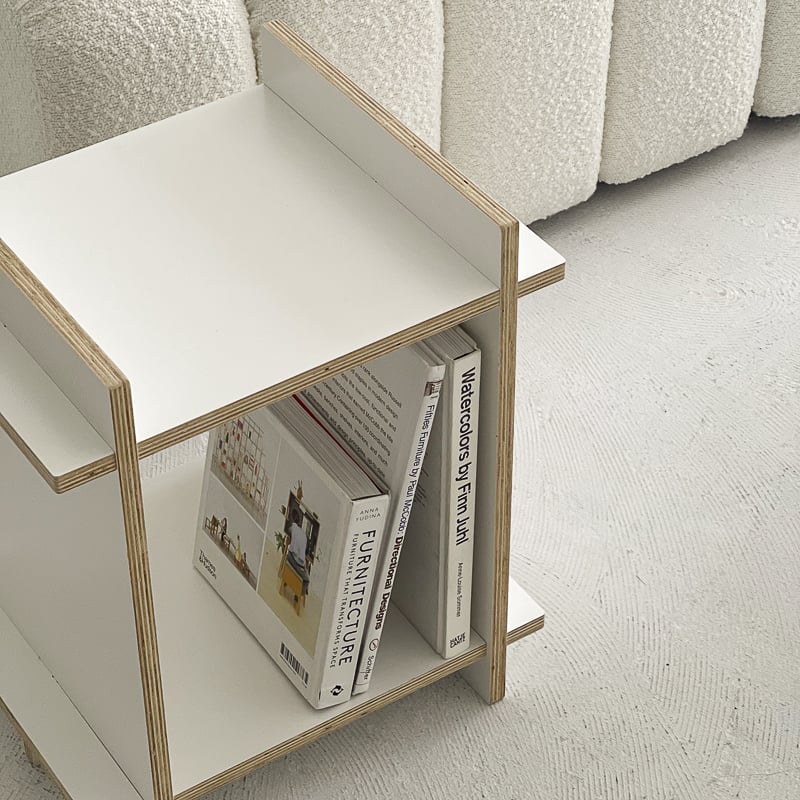 rack-03052 2段 プライウッド スタンド オープンシェルフ | ART OF BLACK