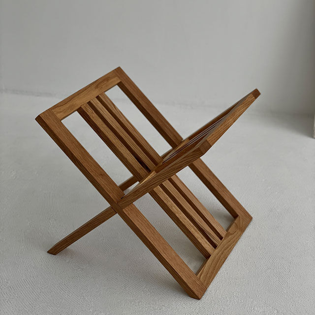 magazinerack-03018 cross オーク ウッド マガジンラック magazinerack-03018 cross オーク ウッド マガジンラック