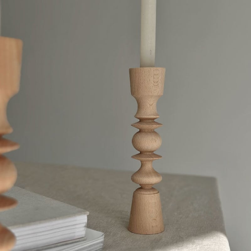 candle-03097 abacus ウッド キャンドルスタンド | ART OF BLACK