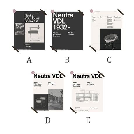 poster-03106　Neutra VDL Studio and Residences シルバーフレーム アートポスター 50×40cm