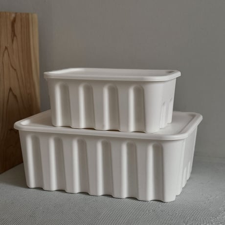 box-03049　PP製 フタ付き ストレージボックス