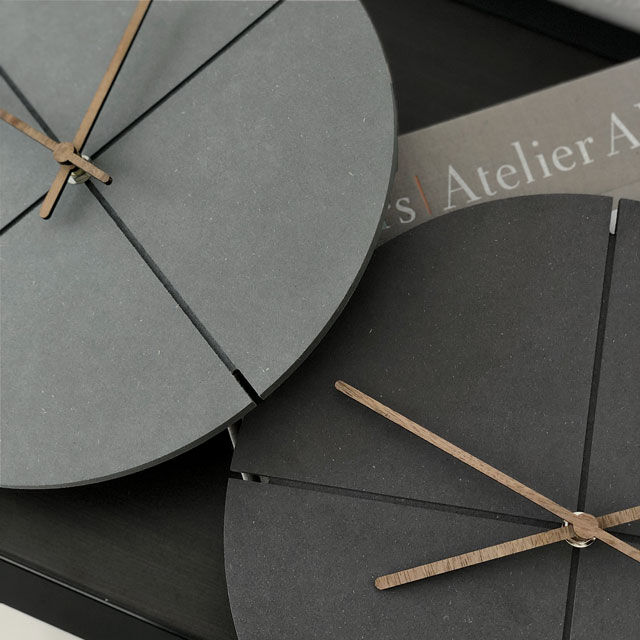 clock-03035 concrete 掛け時計 静音 | ART OF BLACK