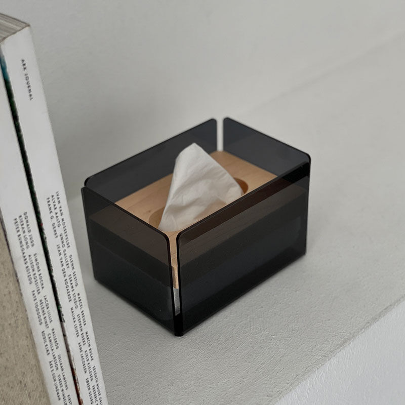 tissuebox-03051 クリアケース ウッド ティッシュケース | ART tissuebox-03051 クリアケース ウッド ティッシュケース | ART