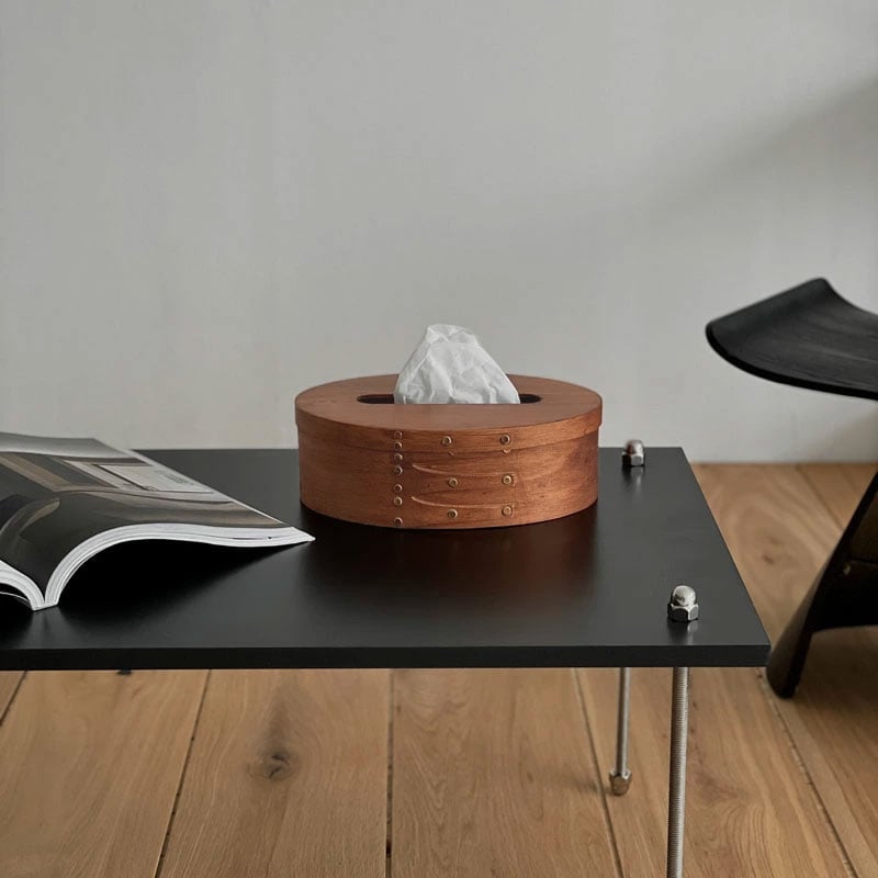 木製ティッシュボックス - シェーカーボックス tissuebox-03045 天然木 シェーカーボックス ティッシュケース ソフト