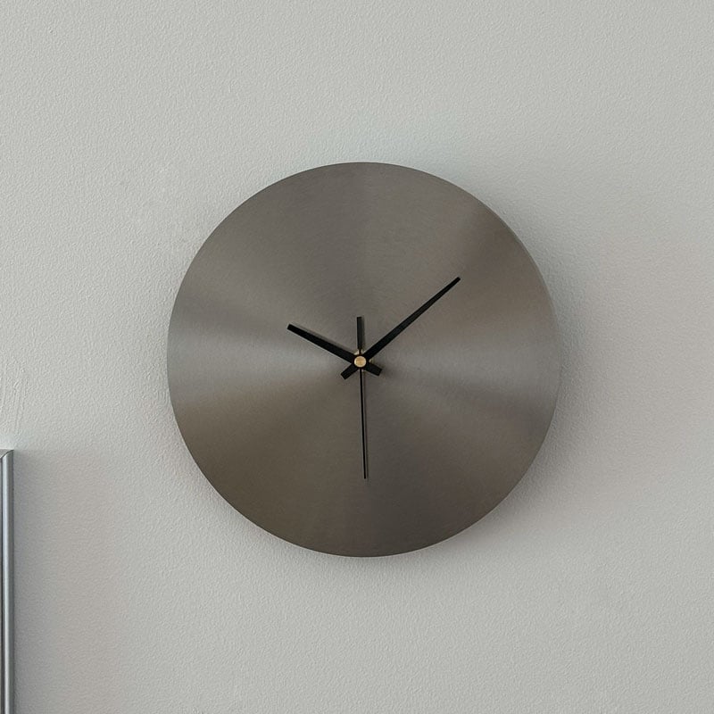 clock-03036 ステンレス 掛け時計 ラウンド スクエア 静音 | ART clock-03036 ステンレス 掛け時計 ラウンド スクエア 静音 | ART