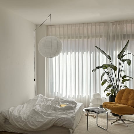 light-03356　4mコード コンセント式 Rice Paper Shade 和紙 ペンダントライト