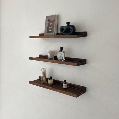 shelf-03019　ウッド ウォールシェルフ 60cm