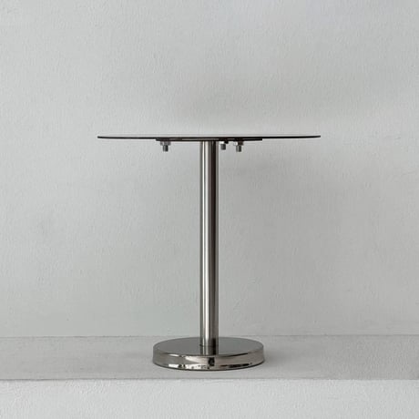 table-03183　ステンレス ラウンド ミニテーブル 直径30cm 高さ30cm