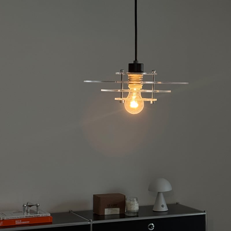 light-03208 クリア フラットレイヤーシェード Medium ペンダント