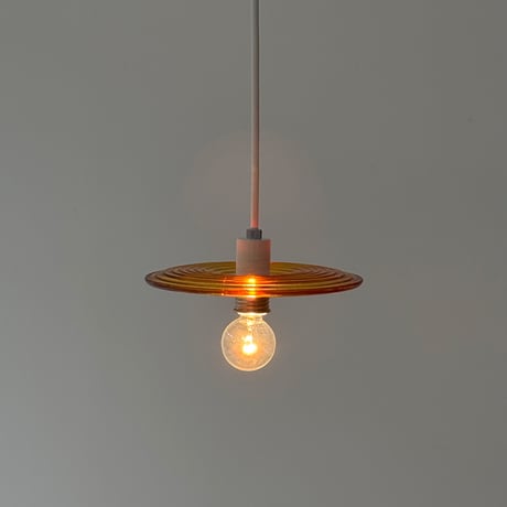 light-03371　rippling ガラスシェード ペンダントライト 口金E26