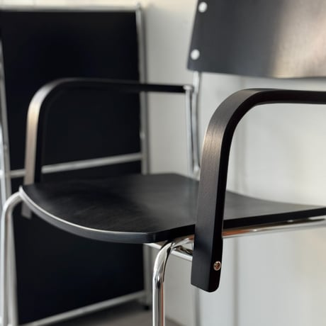 予約販売7月中旬～7月下旬頃発送予定　chair-03104　天然木 スクエアパネル ダイニング アームチェア