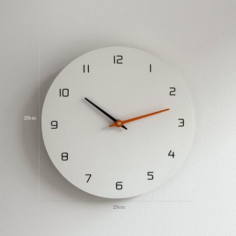 予約販売6月中旬～6月下旬頃発送予定　clock-03092　accent clock hands ウォールクロック 掛け時計 静音