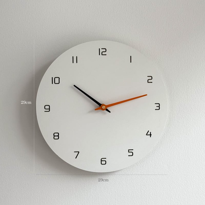 clock-03092 accent clock hands ウォールクロック 掛け時計 静音