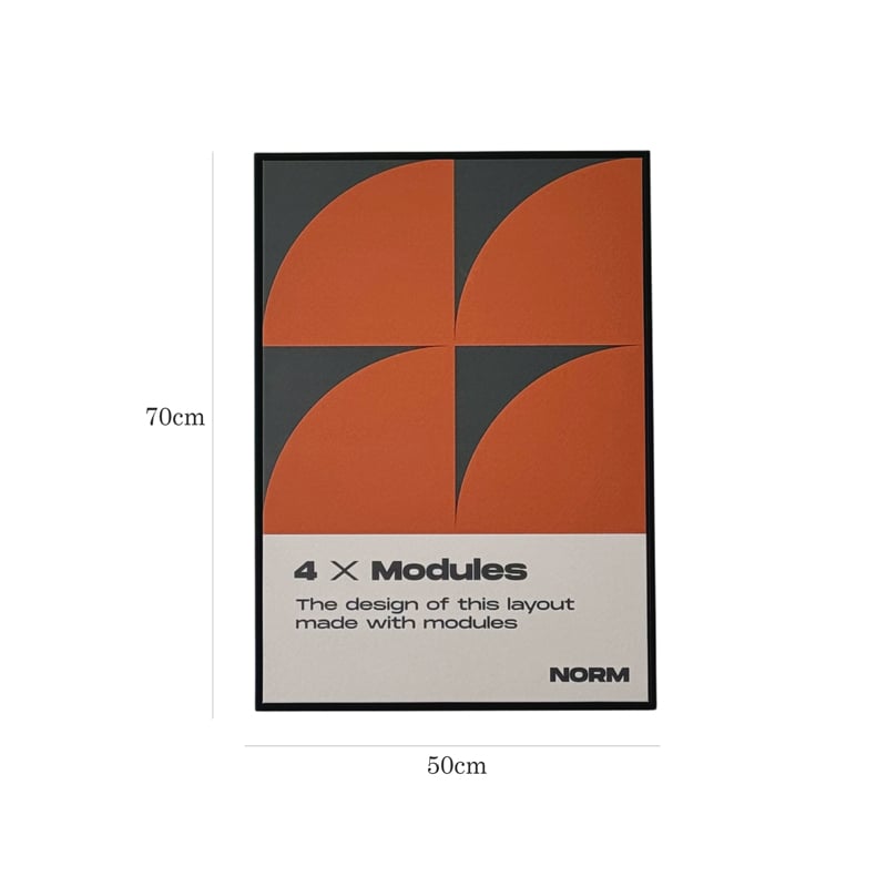 予約販売2月上旬～2月中旬頃発送予定 poster-03160 4×Modules