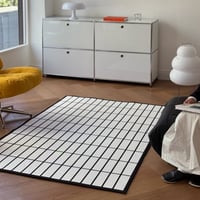 rug-03093　グリッドライン ラグ 120cm×180cm