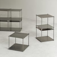 rack-03064　ステンレス スクエア型 モジュールシェルフ