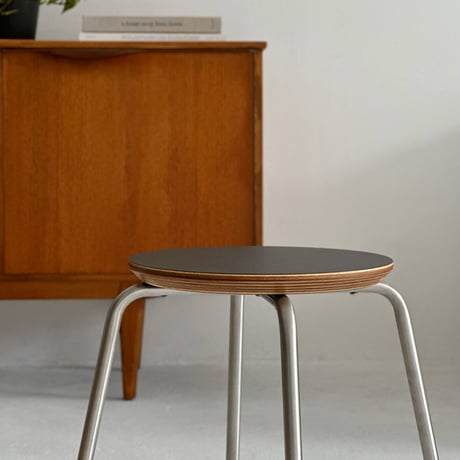 予約販売7月中旬～7月下旬頃発送予定　chair-03034　ステンレス ラウンド スタッキング スツール