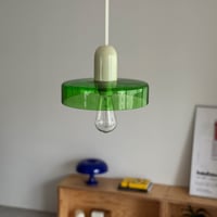 【一部予約商品】　light-03343　バイカラー ガラスシェード ペンダントライト 口金E17