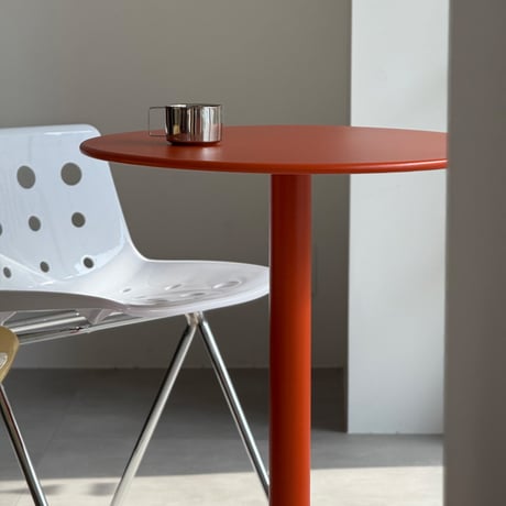 予約販売7月中旬～7月下旬頃発送予定　table-03210　カラー ラウンドテーブル 直径60cm / 40cm