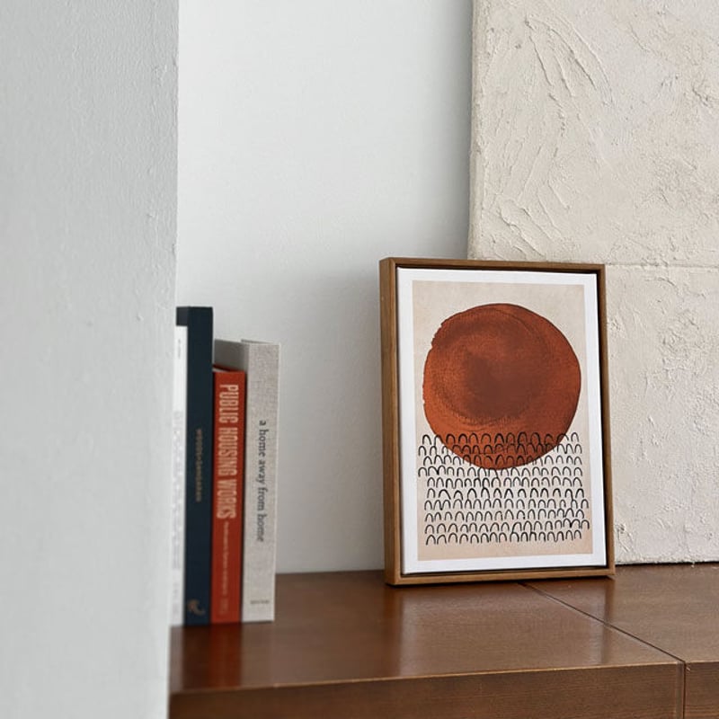 poster-03057 born アートポスター フレーム付き 40×30cm | ART