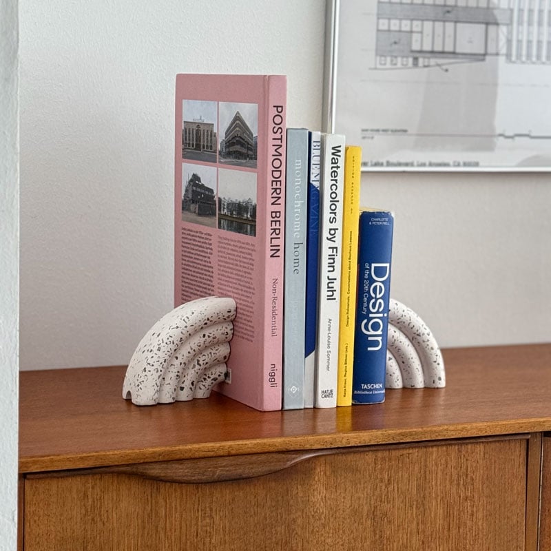 interior-03212 テラゾー ブックエンド rainbow 1個売り | ART O