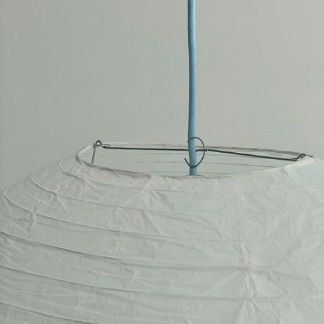 light-03321　ライトブルーコード Rice Paper Shade 40cm 50cm 60cm ホワイト 和紙 ペンダントライト