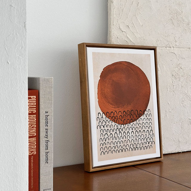 poster-03057 born アートポスター フレーム付き 40×30cm | ART