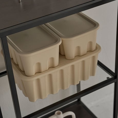 box-03049　PP製 フタ付き ストレージボックス